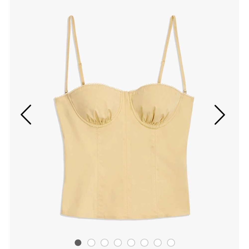 Weworewhat underwire poplin corset